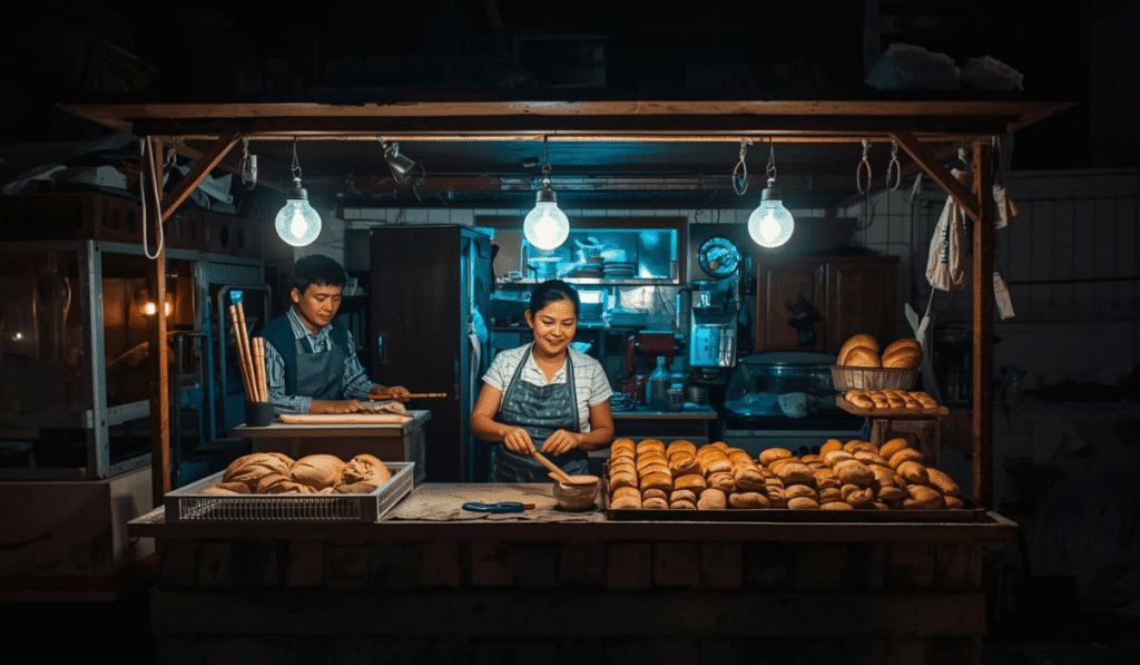 Street Food Stalls in San Salvador 2
