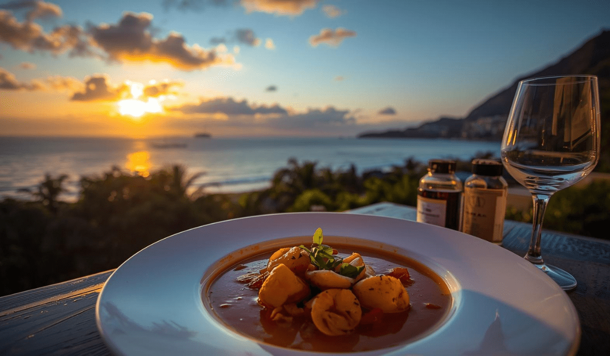 seafood restaurant in El Tunco Beach