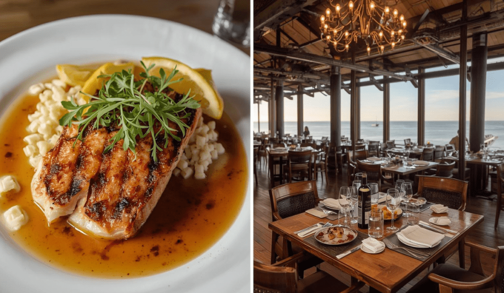 seafood restaurant in El Tunco Beach 2