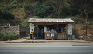 Comida salvadoreña en ruta