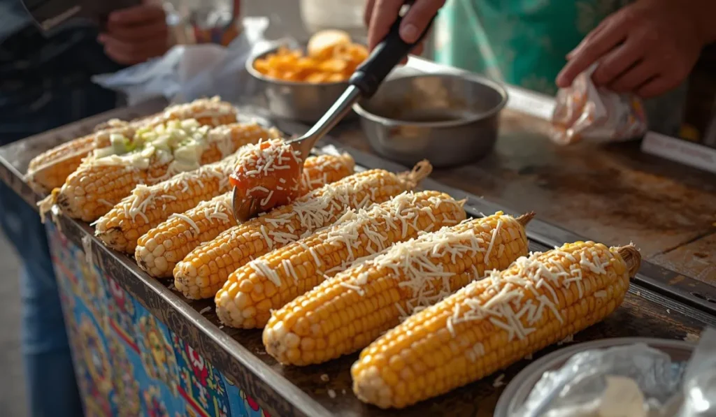 Comida salvadoreña en ruta 1